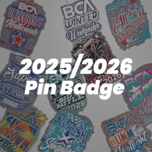 BCA 2025 / 2026 Season Pin Badges
