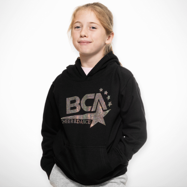BCA Rhinestone Hoodie - Black