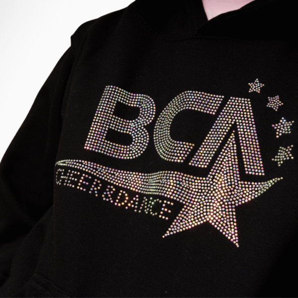 BCA Rhinestone Hoodie - Black