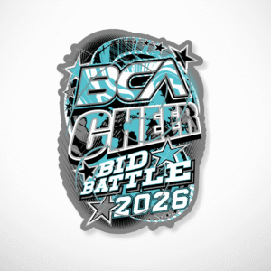 Cheer Bid Battle 2026 Pin Badge