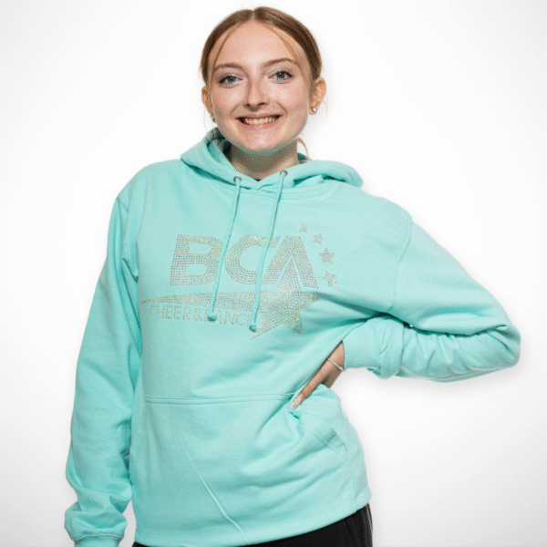 BCA Rhinestone Hoodie - Mint